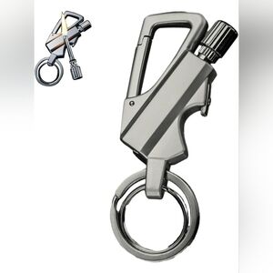 3 in 1 Permanent Match Infinity Lighter Keychain